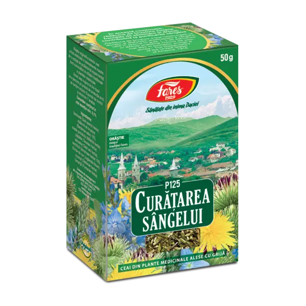 Ceai curatarea sangelui P125, 50g, Fares