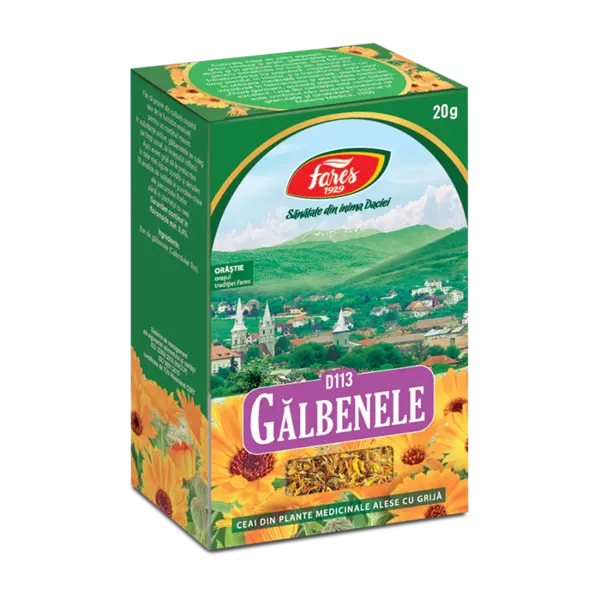 Ceai de Galbenele, 20g, Fares