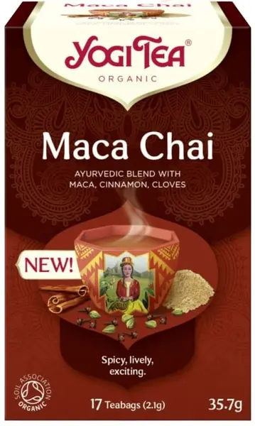 Ceai de Maca, 17 pliculețe, Yogi Tea