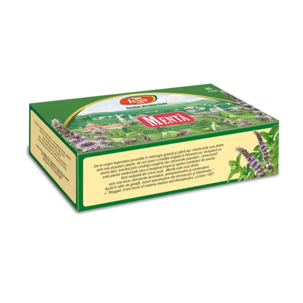 Ceai de menta, 80 plicuri, Fares