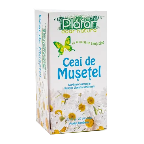 Ceai de musetel, 20 plicuri, Plafar