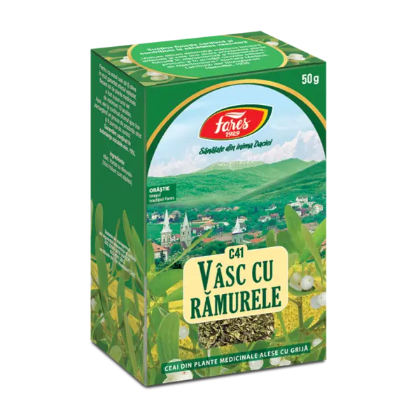Ceai de vasc cu ramurele C41, 50g, Fares