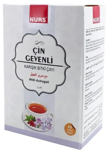 Ceai din plante cu astragal chinezesc, 42 plicuri, Nurs Lokman Hekim
