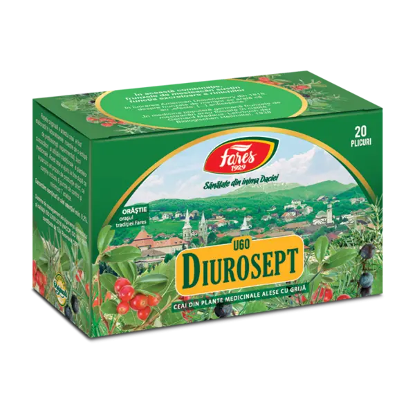 Ceai Diurosept, 20 plicuri, Fares