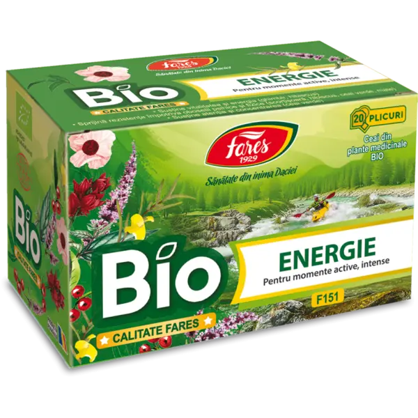 Ceai Energie BIO, Fares | 20 plicuri
