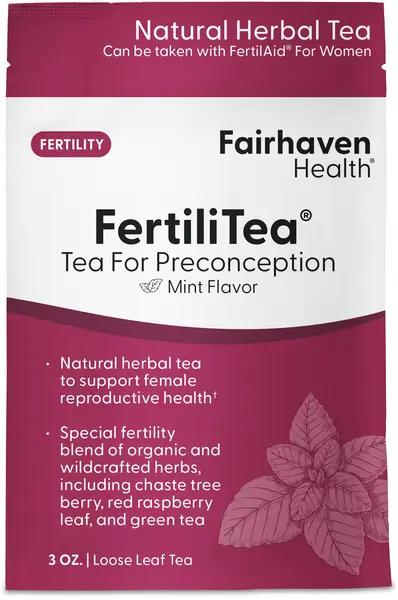 Ceai FertiTea pentru femei, 85 g, Fairhaven Health