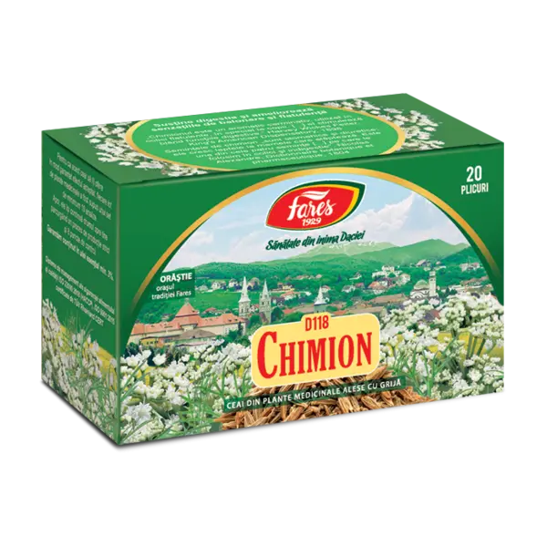 Ceai fructe de chimion D118, 20 plicuri, Fares