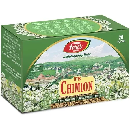 Ceai fructe de Chimion, D118, 20 plicuri, Fares