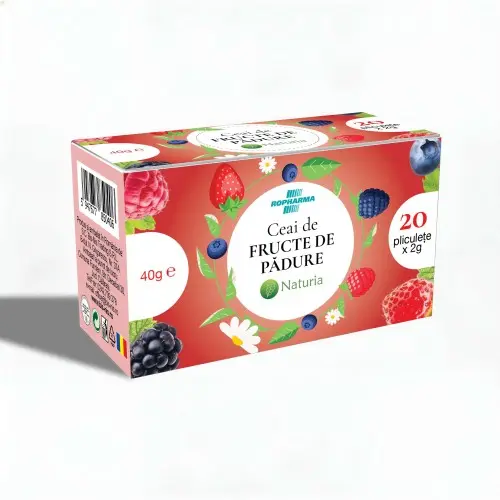 Ceai fructe padure Naturia x 20 plic.Ropharma Zephyr Labs