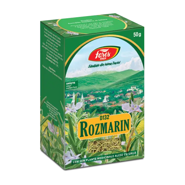 Ceai frunze de rozmarin, 50g, Fares