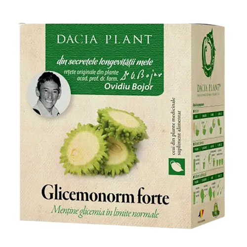 Ceai Glicemonorm Forte, 50g, Dacia Plant