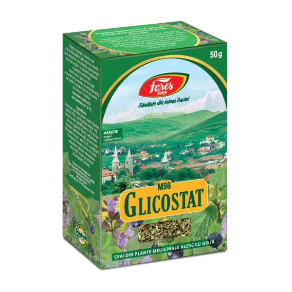 Ceai Glicostat, 50g, Fares