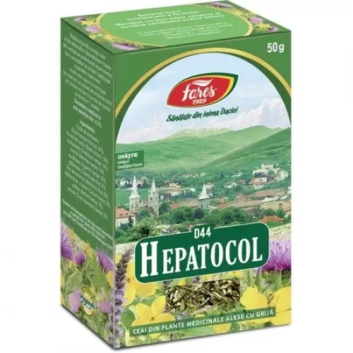 Ceai Hepatocol Fares, 50g (D44) Zephyr Labs