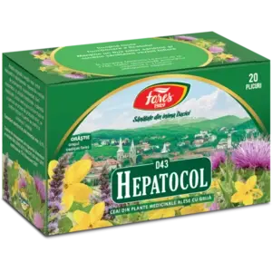 Ceai Hepatocol (hepatic) - D43 - 20pl - Fares