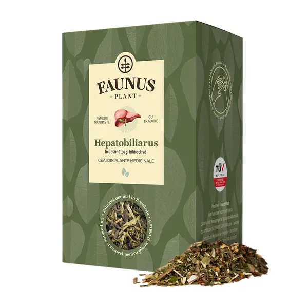 Ceai hepatoprotector Hepatobiliarus, 90g, Faunus Plant