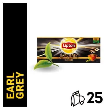 Ceai Lipton negru Earl Grey 25 plicuri Ceai Lipton negru Earl Grey 25 plicuri