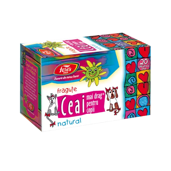 Ceai mai drag pentru copii cu Vitamina C, 20 plicuri, Fares