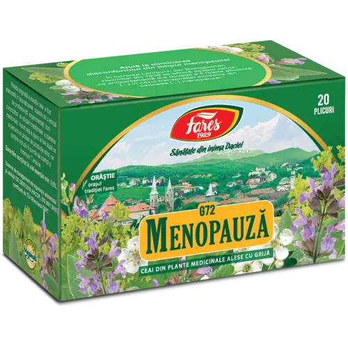 Ceai menopauza 20 plicuri (G72) Fares Zephyr Labs