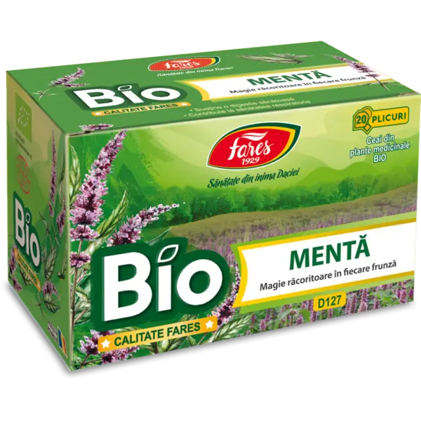 Ceai Menta BIO, Fares | 20 plicuri