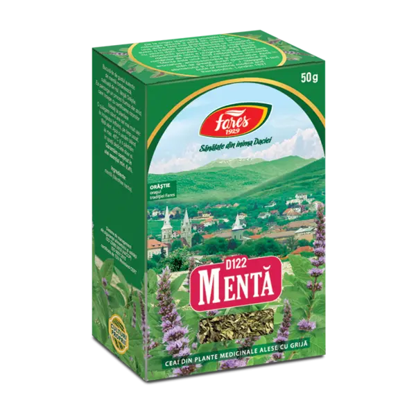 Ceai menta D122, 50g, Fares