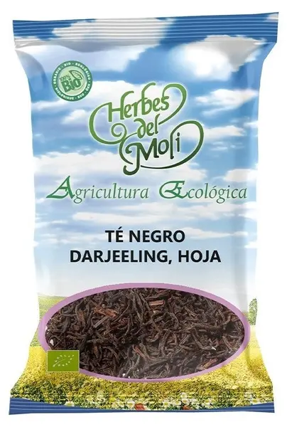 Ceai negru bio din regiunea Darjeeling, 60 g, Herbes del Moli