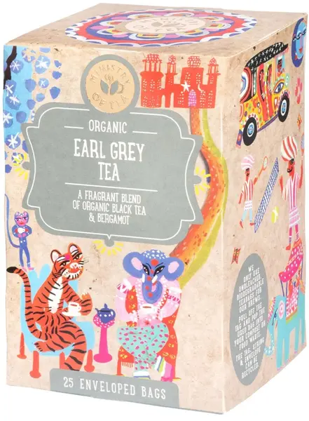 Ceai organic Earl Grey, 25 de pliculețe, Ministry of Tea