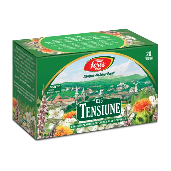 Ceai pentru tensiune, 20 plicuri, Fares