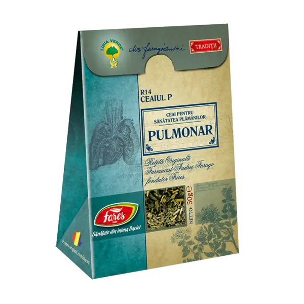 Ceai pulmonar R14, 50g, Fares