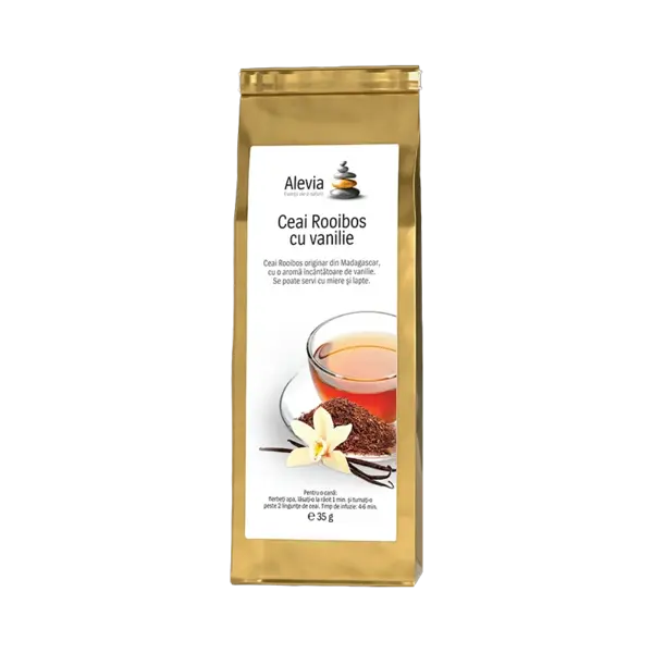 Ceai Rooibos cu vanilie 35g, Alevia