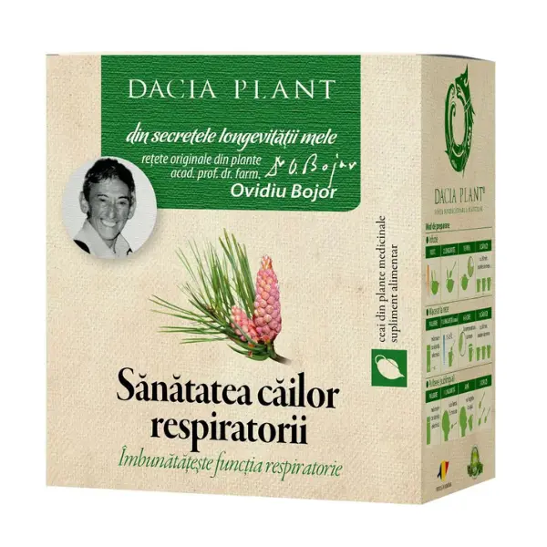 Ceai Sanatatea Cailor Respiratorii, Dacia Plant | 50 g