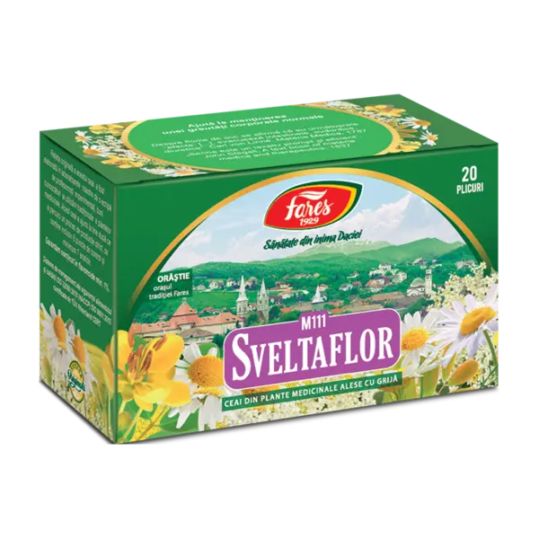Ceai Sveltaflor, 20 plicuri, Fares