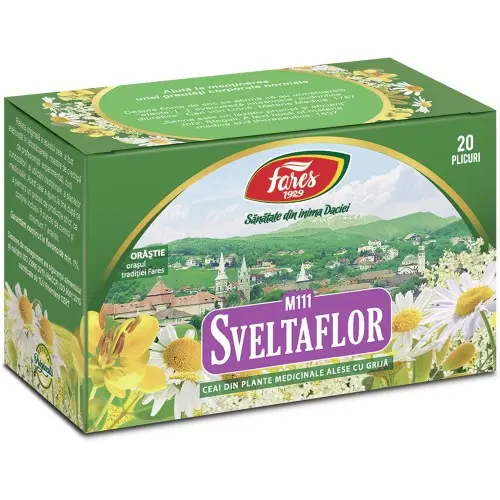 Ceai sveltaflor pt. slabit 20 plic. (M111) Fares Zephyr Labs