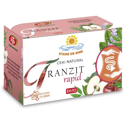 Ceai tranzit rapid x 20 plic.Fares Zephyr Labs