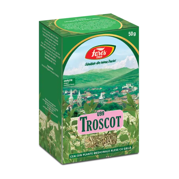 Ceai Troscot iarba U99, 50g, Fares