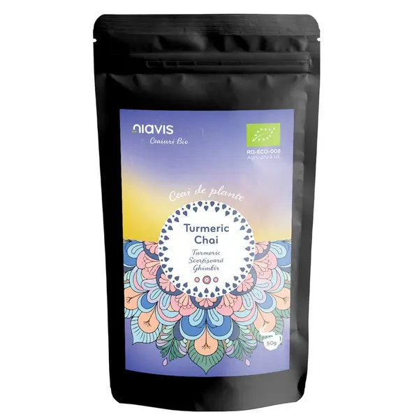Ceai - Turmeric Chai, eco, 50g, Niavis
