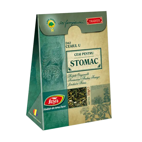 Ceai U pentru stomac, 50g, Fares