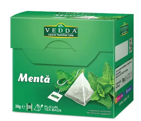 Ceai Vedda menta 20piramide x 2g Ceai Vedda menta 20piramide x 2g