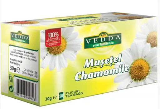Ceai Vedda musetel 20 plicuri x 1.5g Ceai Vedda musetel 20 plicuri x 1.5g