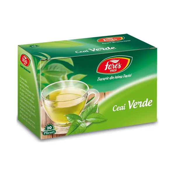 Ceai Verde, 20 plicuri, Fares