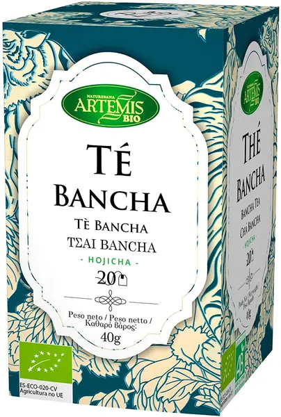 Ceai verde bio Bancha (Hojicha), 40 g, 20 plicuri, Artemis Bio