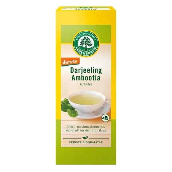 Ceai verde Darjeeling Demeter 20 plicuri, eco - 30 g