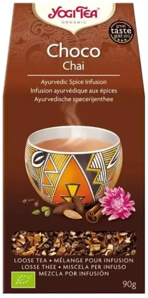 Ceai vrac Choco cu ciocolată, 90 g, Yogi Tea