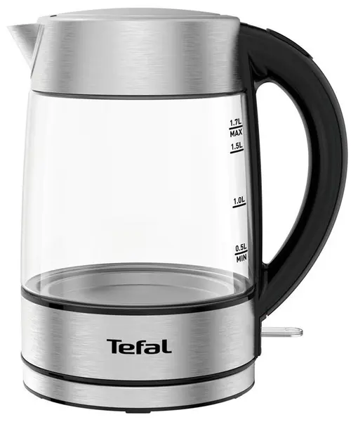 Ceainic electric Tefal - KI772D38, 2200W, 1.7 l, oțel inoxidabil