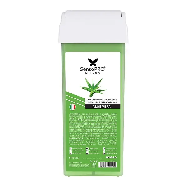 Ceara Epilat Unica Folosinta SensoPRO Milano, Rezerva Aloe Vera 100ml
