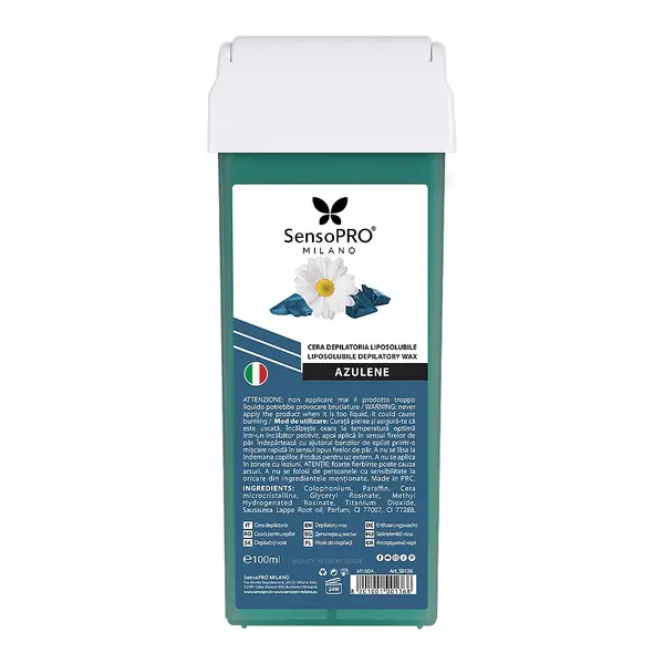 Ceara Epilat Unica Folosinta SensoPRO Milano, Rezerva Azulene 100ml