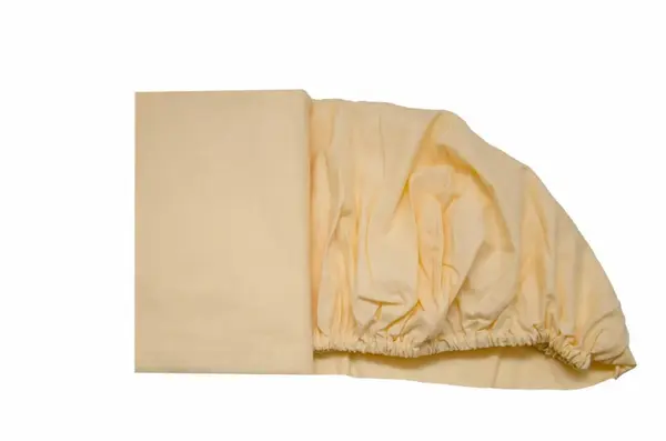 Cearceaf cappuccino patut bebelus 70x110 cm cu elastic din bumbac