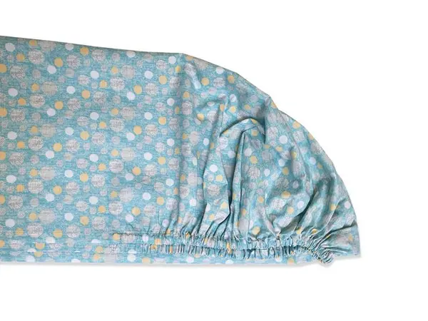 Cearceaf cu elastic 107x60 cm Bubble Blue