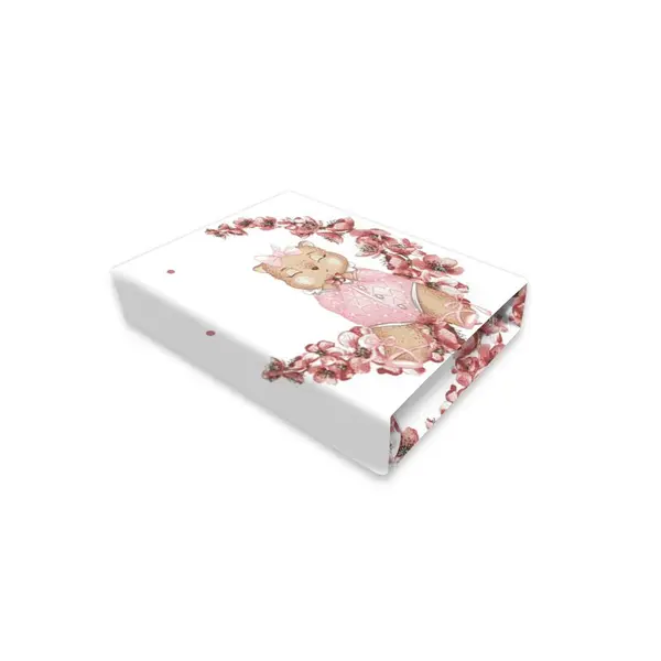 Cearceaf cu elastic, MimiNu, Pentru patut co-sleeper, Leonie, Dimensiune 83 x 50 cm, Din bumbac certificat Oeko Tex Standard 100, Betty