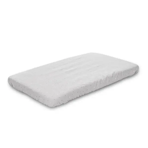 Cearceaf cu elastic pentru patut, 98 x 65 cm, 100% bumbac ranforce, Grey Sky