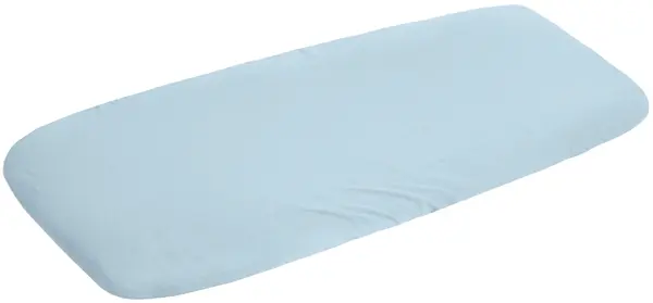 Cearceaf din bambus cu elastic Sensillo - Albastru, 90 х 40 cm